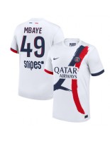 Paris Saint-Germain Ibrahim Mbaye #49 Venkovní Dres 2025-26 Krátký Rukáv